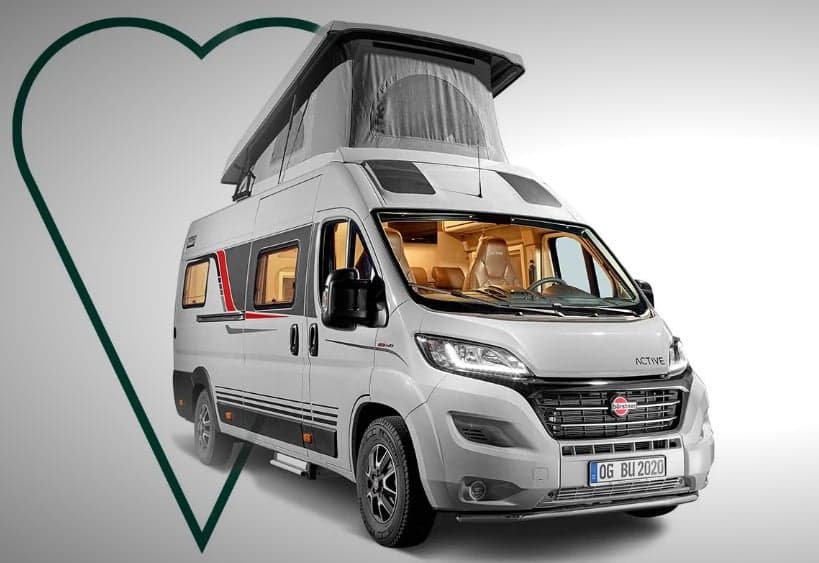 Bürstner Campeo C 600 - Kompaktes Wohnmobil mit Aufstelldach in Eisleben