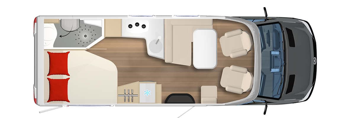 Bürstner Limited IT 660 - Teilintegriertes Wohnmobil in Halle