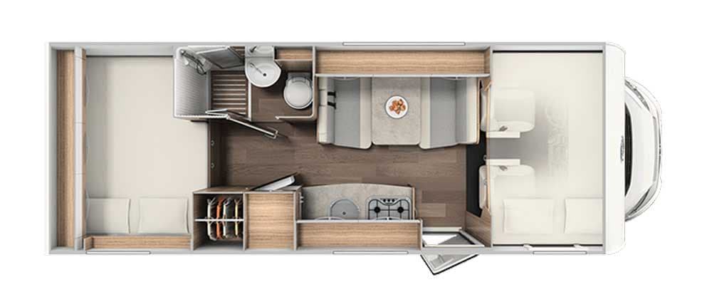 Carado A 464 - Großräumiges Wohnmobil für die ganze Familie - in Leverkusen