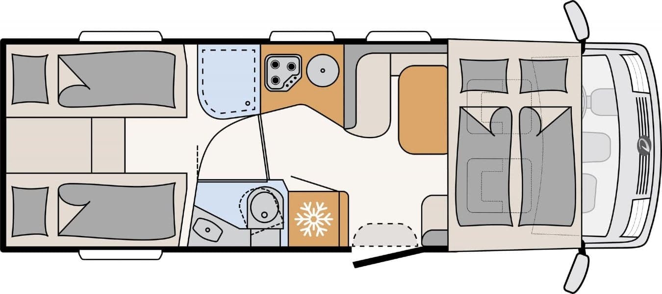 Comfort Luxury - Dethleffs Pulse I 7051 EB - Vollintegriertes Wohnmobil in Wertheim