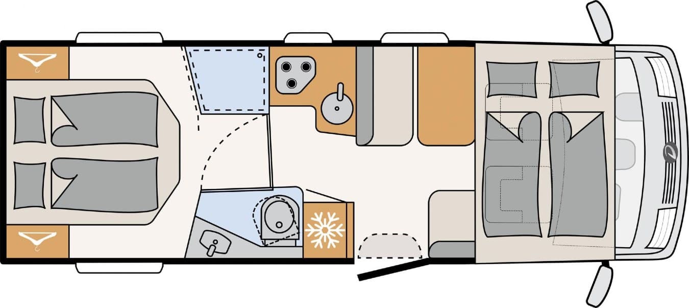Comfort Luxury - Dethleffs Trend I 7057 DBM - Vollintegriertes Wohnmobil in Regensburg