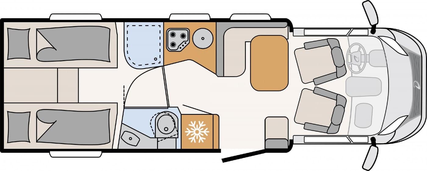 Comfort Standard - Dethleffs Pulse CL 90 T 7051 EB - Teilintegriertes Wohnmobil in Isny im Allgäu