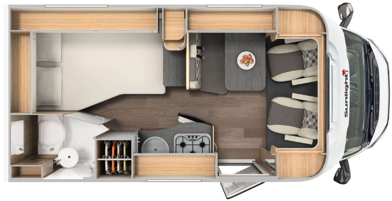 Compact Plus - Sunlight T 58 - Teilintegriertes Wohnmobil in Unna (Dortmund)