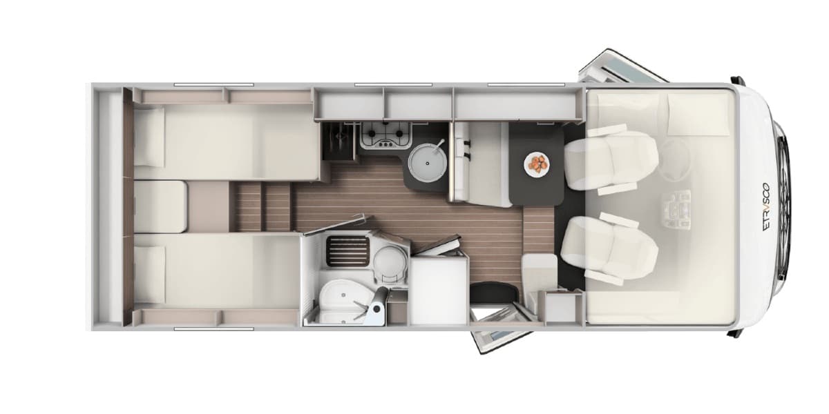 ETRUSCO I 6900 SB - Vollintegriertes Wohnmobil in Glashütten