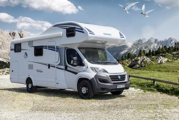 Familienfreundliches Alkoven Wohnmobil Knaus Sky Travller 600 DKG - in Hess. Lichtenau - Bild 1