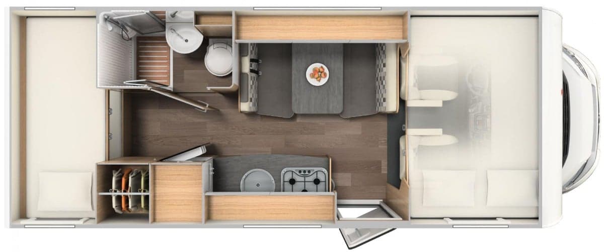 Family Plus - Sunlight A 68 - Alkoven Wohnmobil in Dettingen/Teck