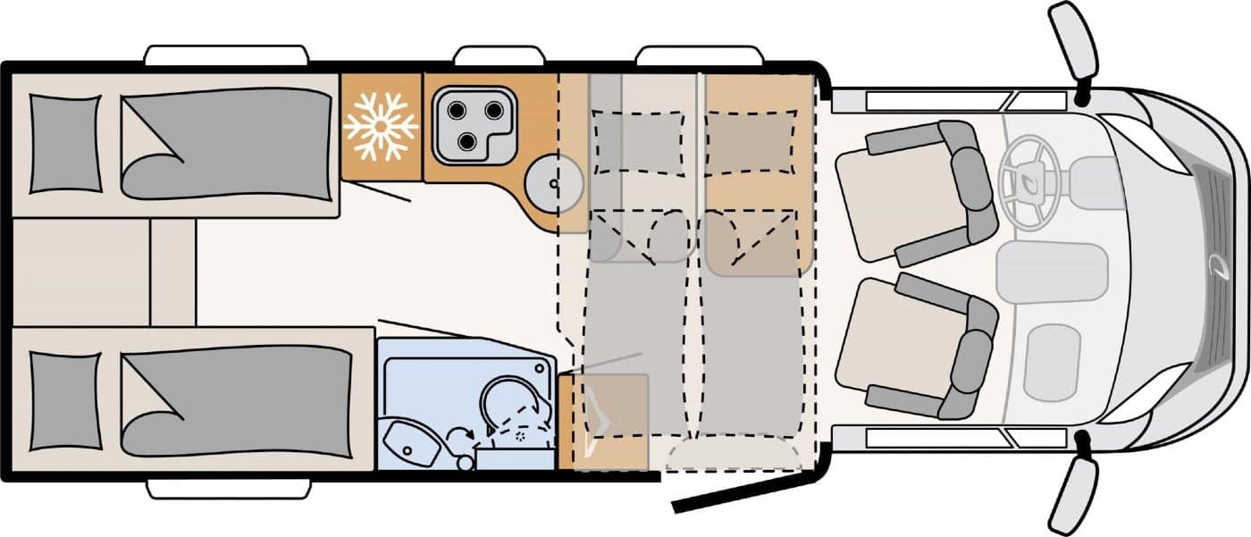 Family Standard - Dethleffs Trend T 6717 EB - Teilintegriertes Wohnmobil in Regensburg