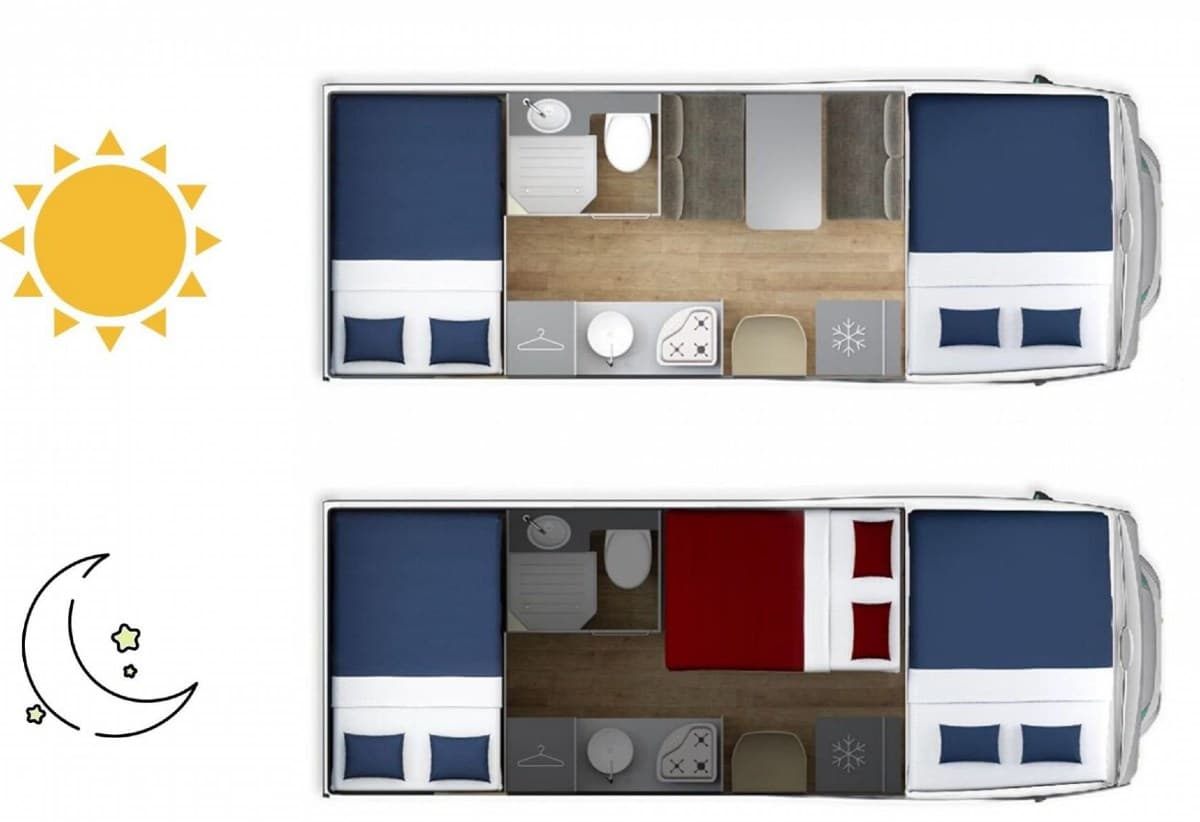 PLA Siena 440-165 - Großes Alkoven Wohnmobil in Haßfurt