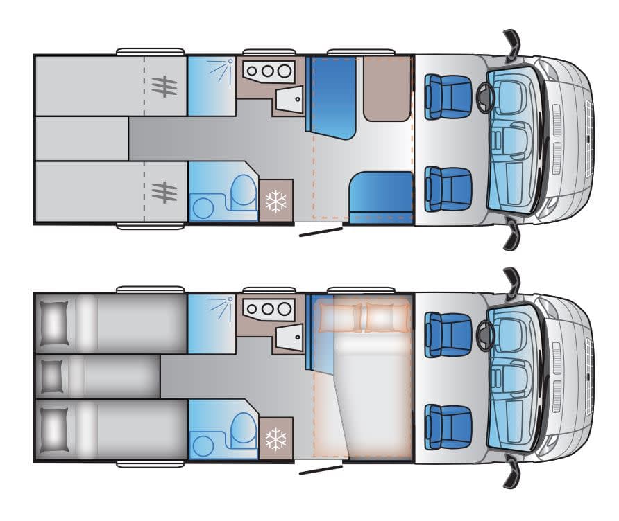 Sun Living S 75 SL - Teilintegriertes Wohnmobil in Schwenningen für bis zu 6 Personen
