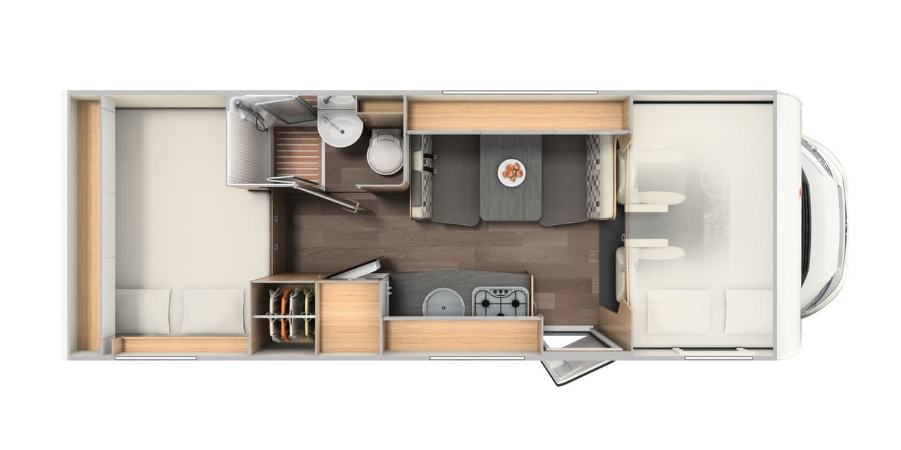 Sunlight A70 - Familien-Klasse (4 Personen) - Wohnmobil in Langenfeld
