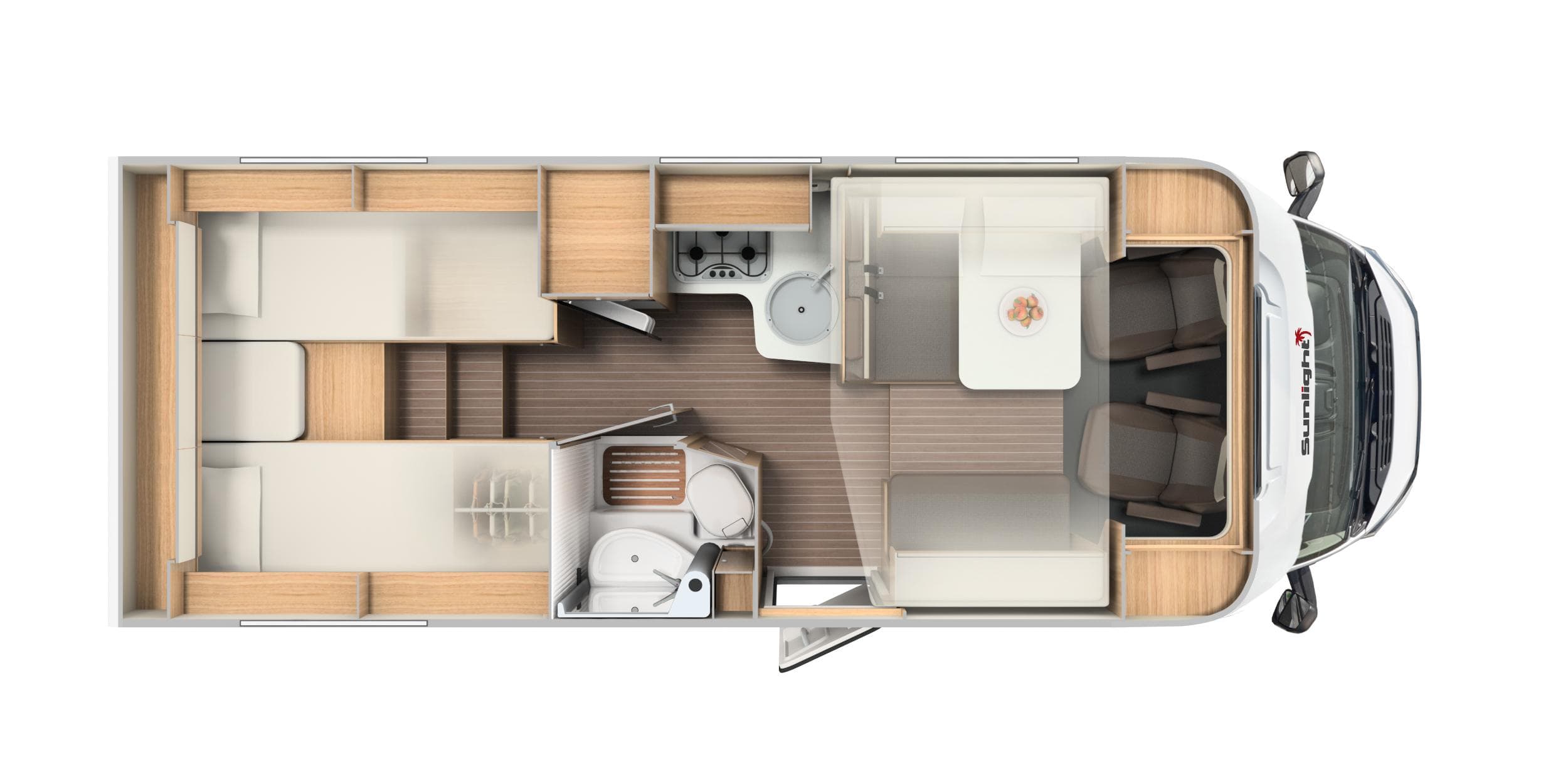 Sunlight T67 - Familienwohnmobil für 4 Personen in Brunnthal