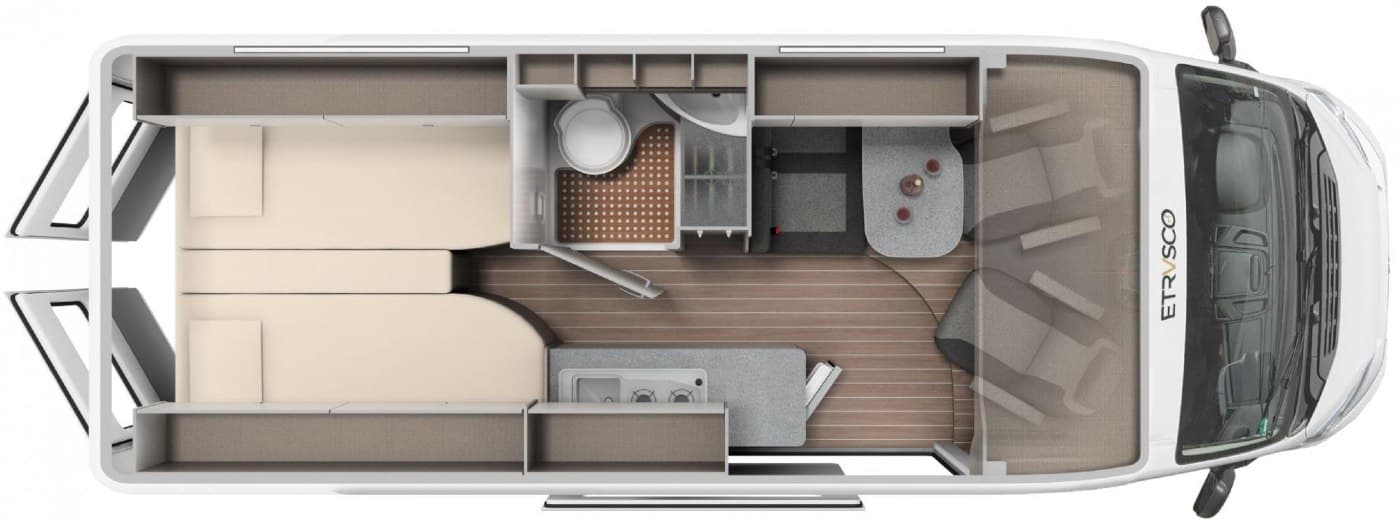 Urban Plus - Etrusco CV 640 SB - Kompaktes Wohnmobil in Saarlouis