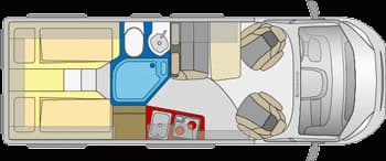 Urban Plus - Globecar Campscout - Kompaktes Wohnmobil in Dettingen/Teck