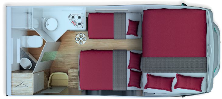 PLA 420 - Wohnmobil für den perfekten Familienurlaub - in Neuenkirchen