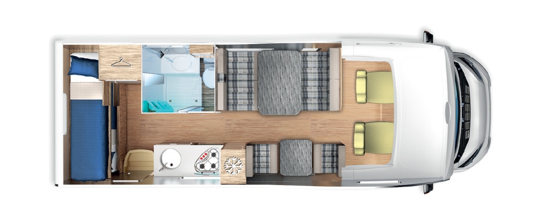 PLA 435 - Wohnmobil mit 6+1 Schlafplätze in Neuenkirchen