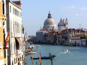 Venedig Kanal und Dom